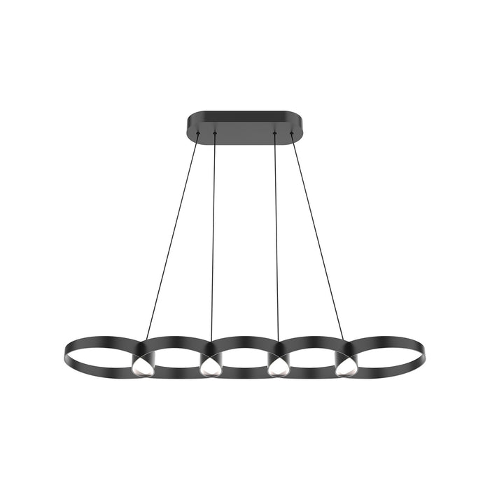 Kuzco Lighting LP90838-BK-UNV LED Linear Pendant, Black