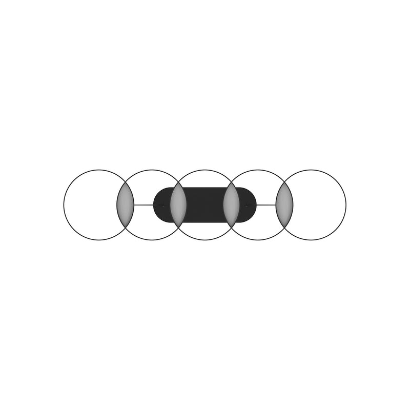 Kuzco Lighting LP90838-BK-UNV LED Linear Pendant, Black