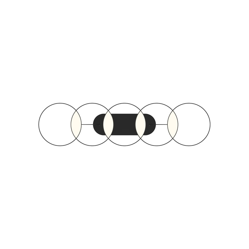 Kuzco Lighting LP90838-BK-UNV LED Linear Pendant, Black