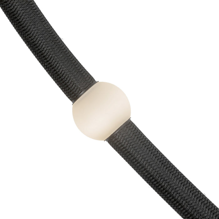 Kuzco Lighting PD39317-BK/OP-UNV-010-RT LED Pendant, Black/Opal Glass