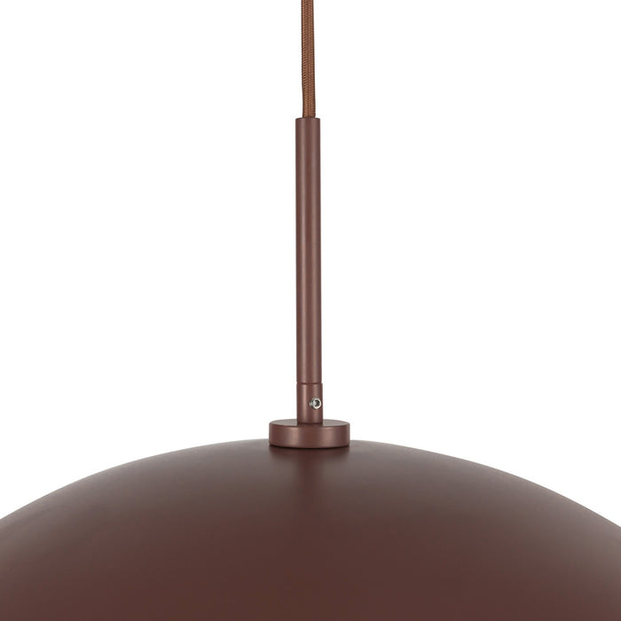 Kuzco Lighting PD55922-BGD One Light Pendant, Burgundy