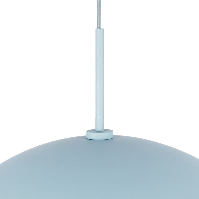 Kuzco Lighting PD55922-CER One Light Pendant, Cerulean