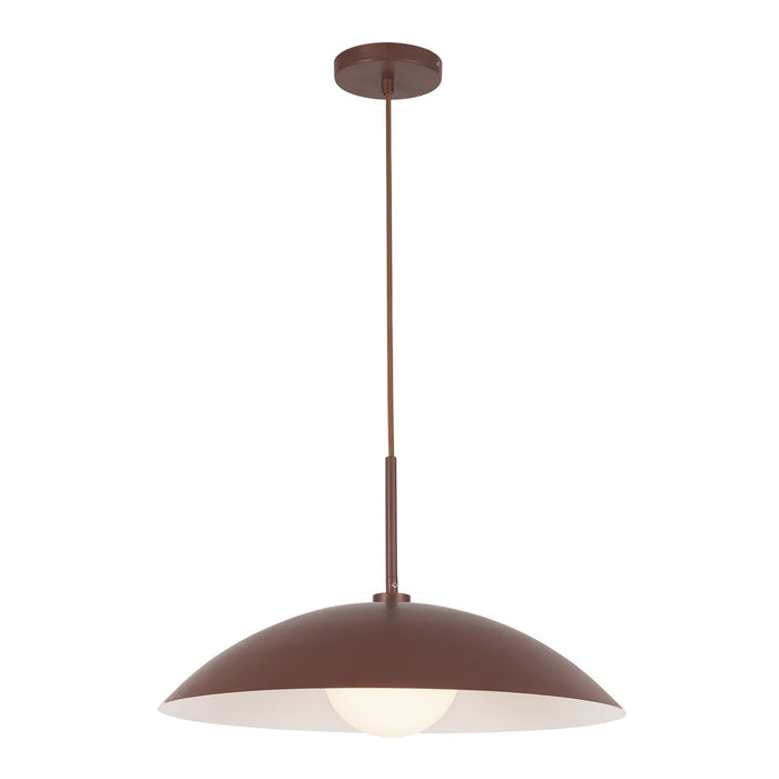 Kuzco Lighting PD56019-BGD One Light Pendant, Burgundy
