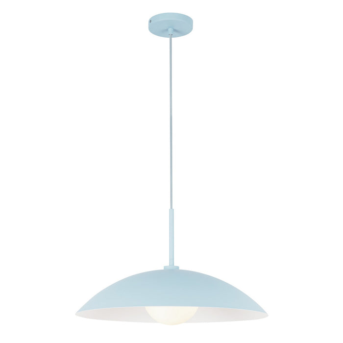 Kuzco Lighting PD56019-CER One Light Pendant, Cerulean