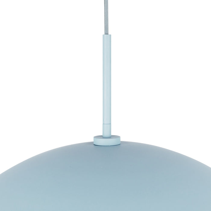 Kuzco Lighting PD56019-CER One Light Pendant, Cerulean