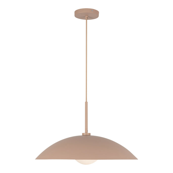 Kuzco Lighting PD56019-PEC One Light Pendant, Peach