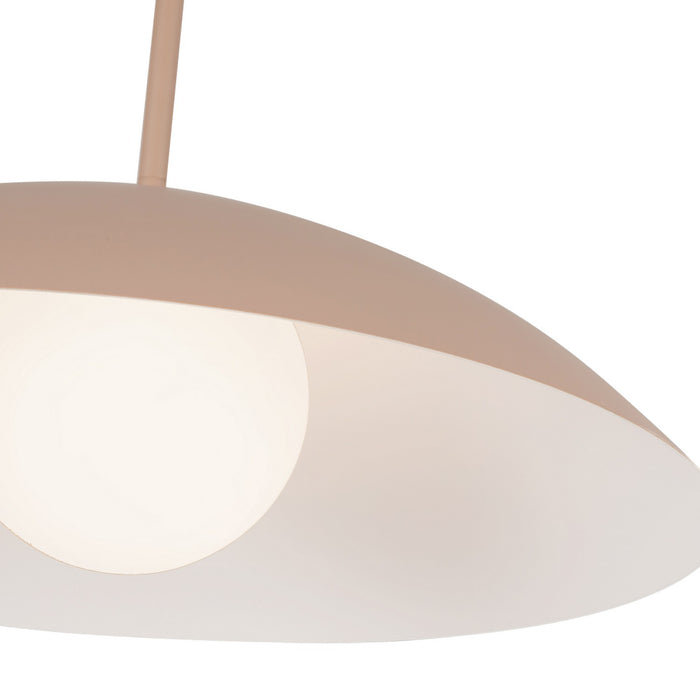 Kuzco Lighting PD56019-PEC One Light Pendant, Peach