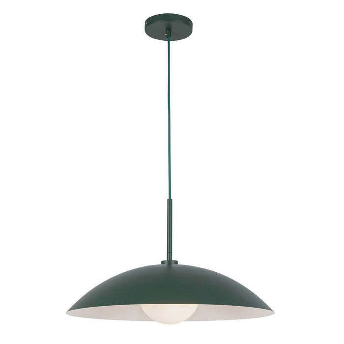 Kuzco Lighting PD56019-PGN One Light Pendant, Pine Green