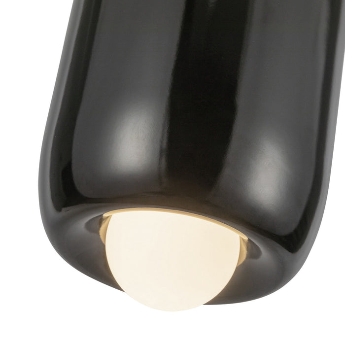 Kuzco Lighting PD68507-GBK-UNV LED Pendant, Glossy Black