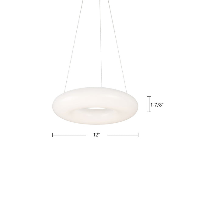 Kuzco Lighting PD80712-UNV LED Pendant, White