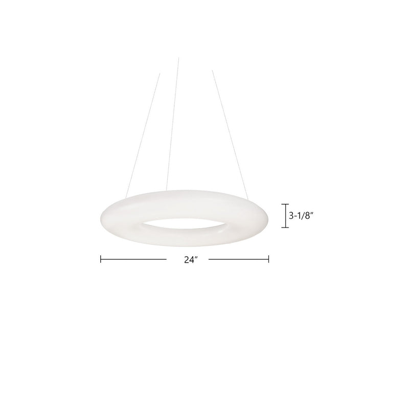 Kuzco Lighting PD80724-UNV LED Pendant, White
