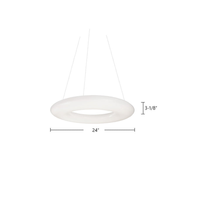 Kuzco Lighting PD80724-UNV LED Pendant, White
