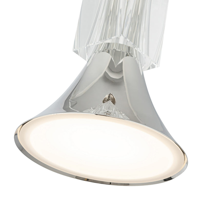 Kuzco Lighting PD94108-PN/CC-UNV LED Pendant, Polished Nickel/Clear Crystal