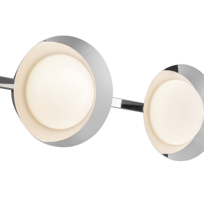Kuzco Lighting VL77923-CH/OP LED Vanity, Chrome/Opal Glass