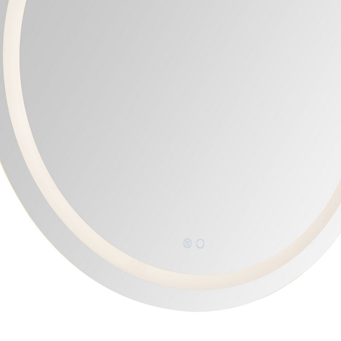 Kuzco Lighting VM41040-5CCT LED Vanity Mirror, Sandblasted Merc Edge