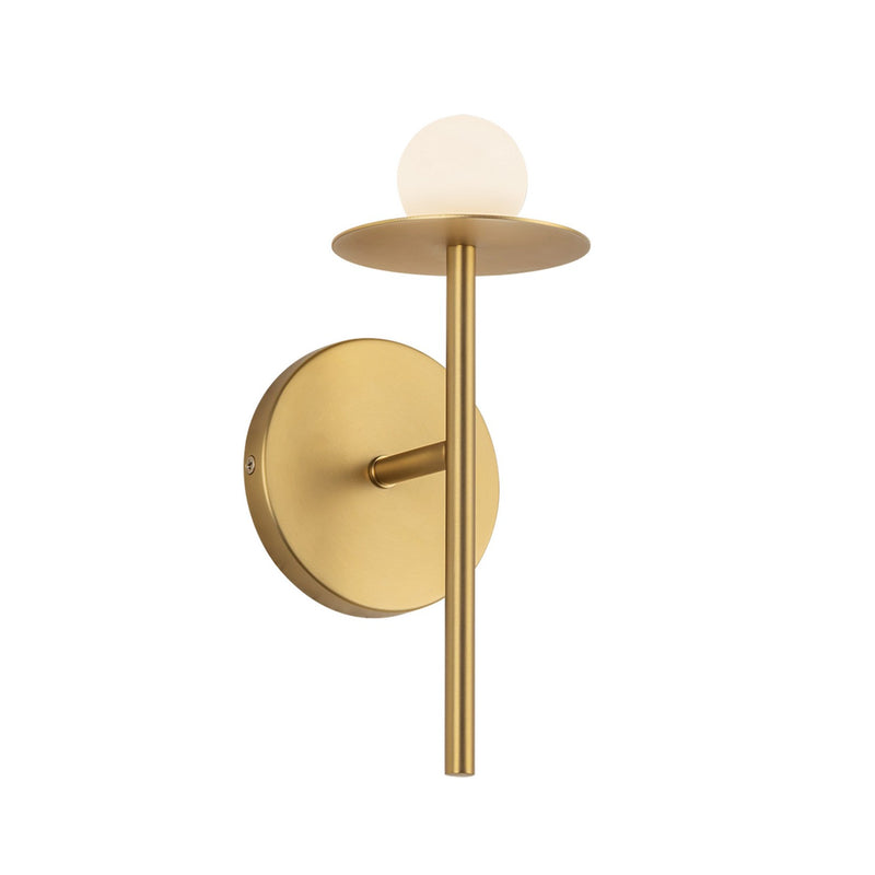 Kuzco Lighting WS15504-BG-UNV LED Wall Sconce, Brushed Gold