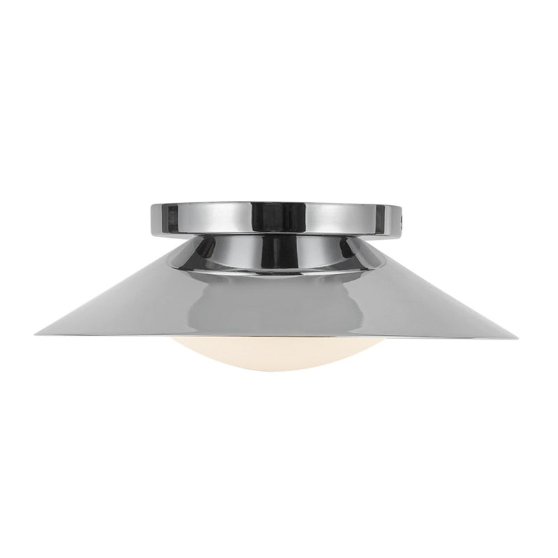 Kuzco Lighting WS77909-CH/OP LED Wall Sconce, Chrome/Opal Glass