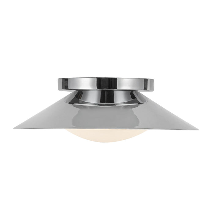 Kuzco Lighting WS77909-CH/OP LED Wall Sconce, Chrome/Opal Glass