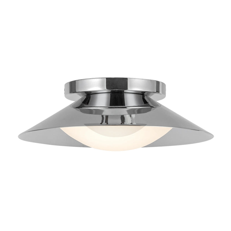 Kuzco Lighting WS77909-CH/OP LED Wall Sconce, Chrome/Opal Glass