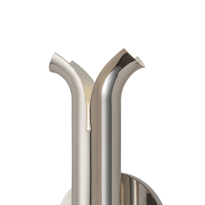 Kuzco Lighting WS89714-PN LED Wall Sconce, Polished Nickel