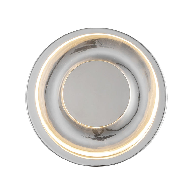 Kuzco Lighting WS97204-CH/CL LED Wall Sconce, Chrome/Clear Glass