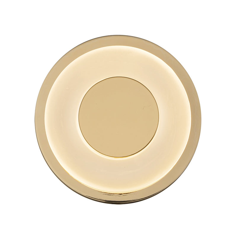 Kuzco Lighting WS97204-MRB/FR LED Wall Sconce, Metallic Brass/Frosted Glass