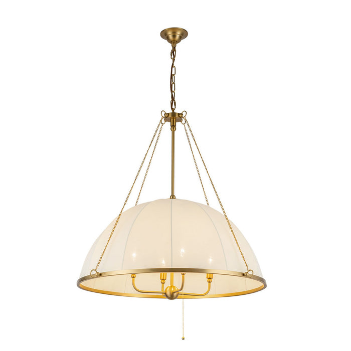 Alora CH661433BG Four Light Chandelier, Brushed Gold