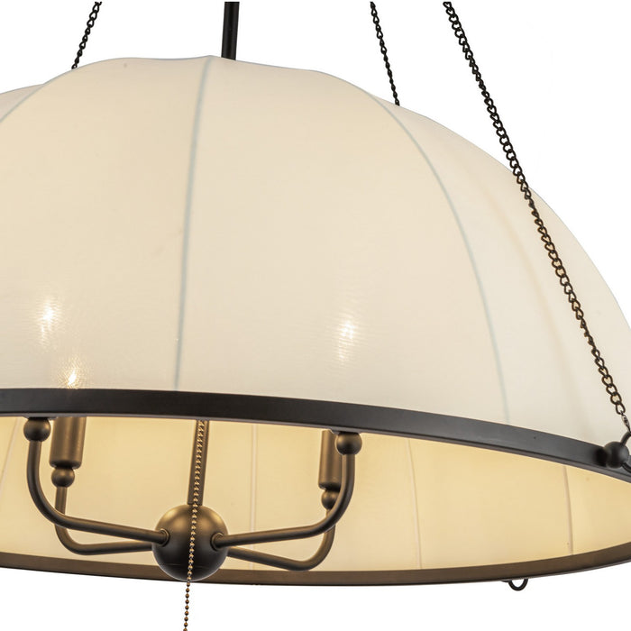 Alora CH661433MB Four Light Chandelier, Matte Black