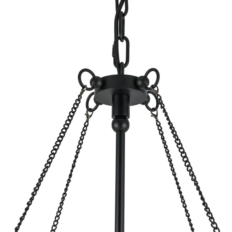 Alora CH661433MB Four Light Chandelier, Matte Black