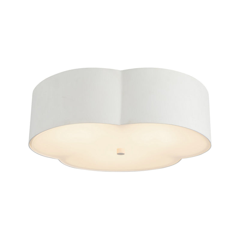 Alora FM566314AW Three Light Flush Mount, Antique White