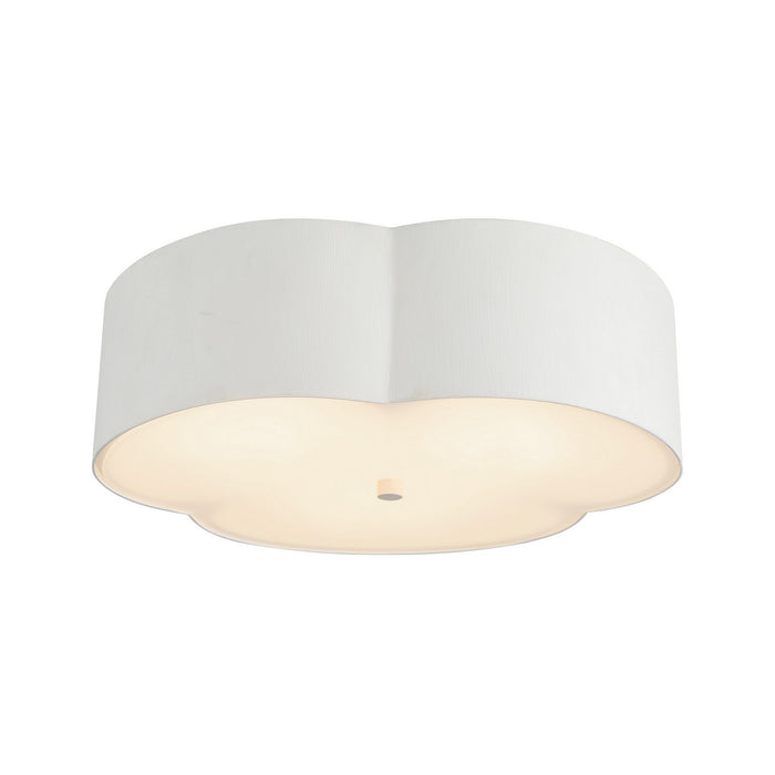 Alora FM566314AW Three Light Flush Mount, Antique White