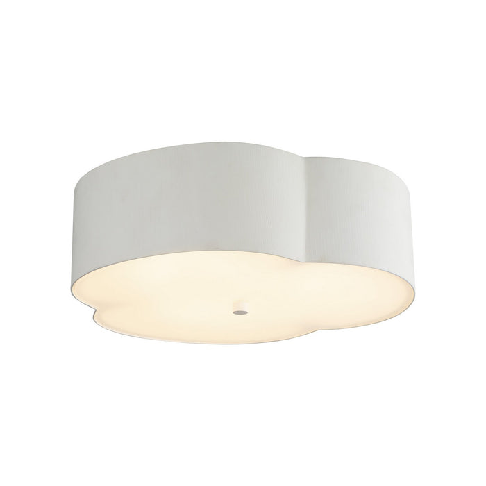 Alora FM566314AW Three Light Flush Mount, Antique White