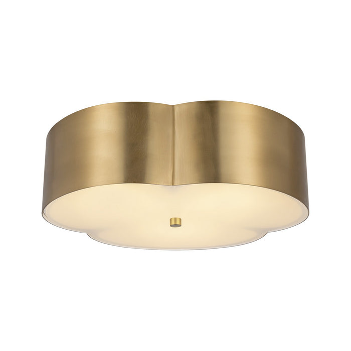 Alora FM566314BG Three Light Flush Mount, Brushed Gold