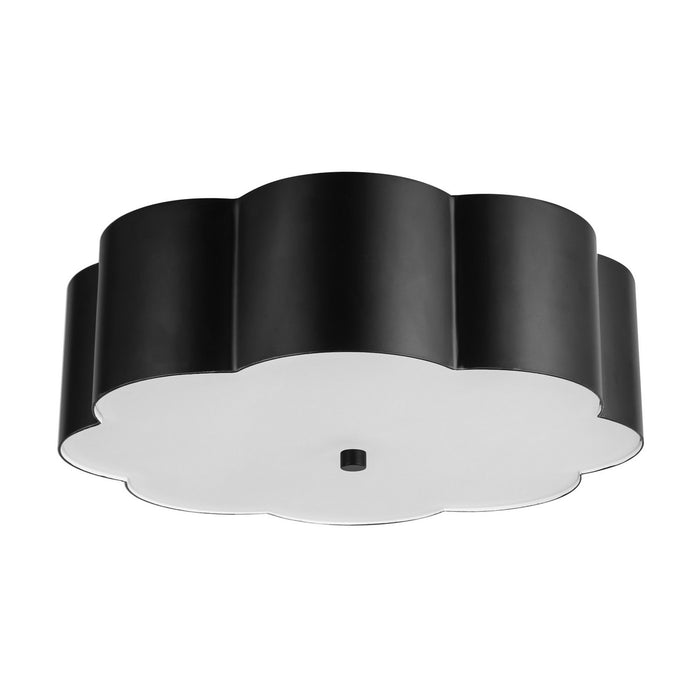 Alora FM603314MB Three Light Flush Mount, Matte Black