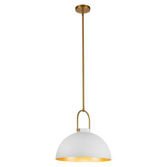 Alora PD504016WH One Light Pendant, White