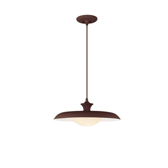 Alora PD557015BGD One Light Pendant, Burgundy