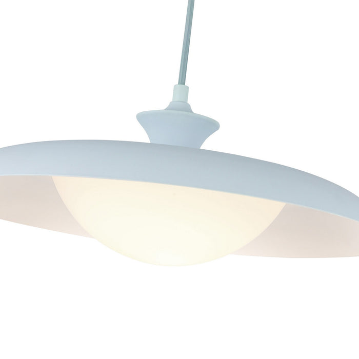 Alora PD557015CER One Light Pendant, Cerulean