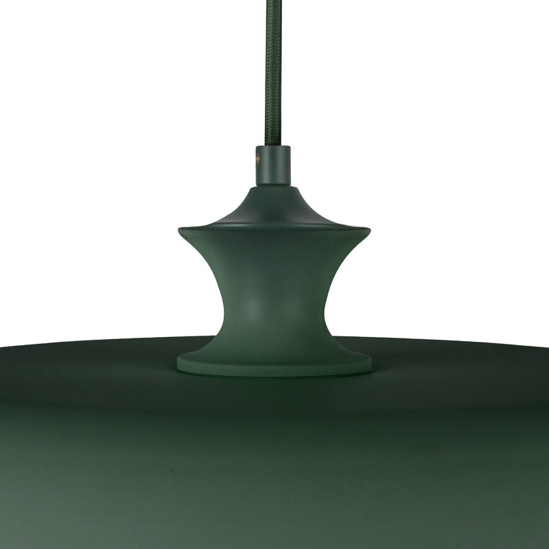 Alora PD557015PGN One Light Pendant, Pine Green