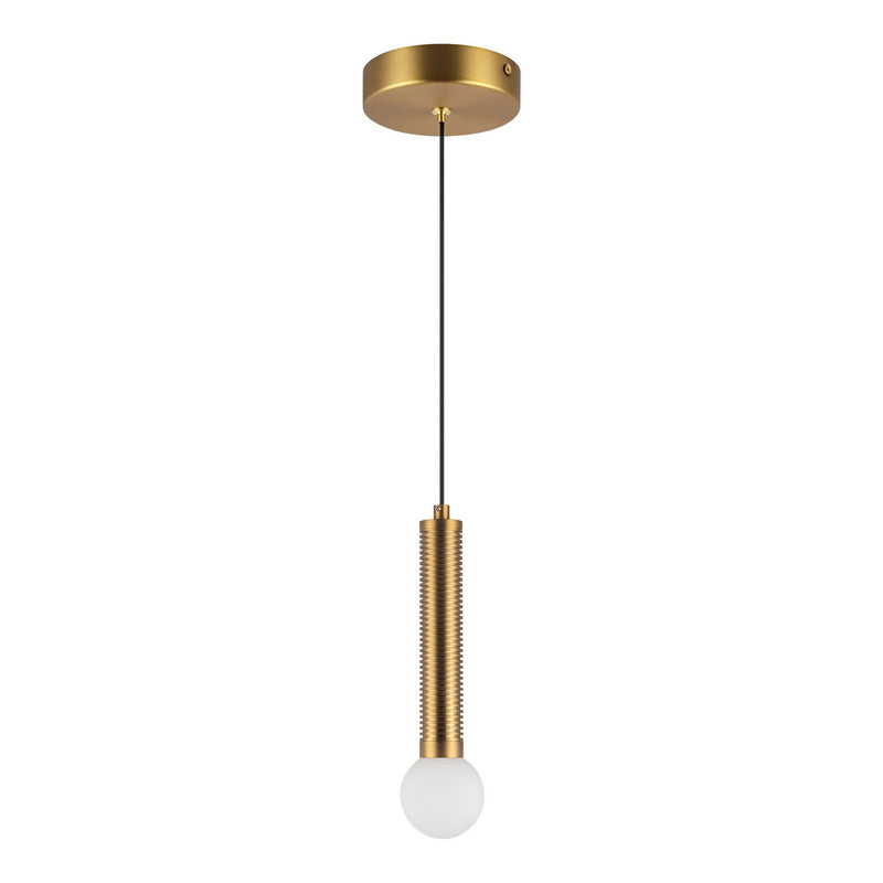 Alora PD612109BGOP-UNV LED Pendant, Brushed Gold/Opal Glass
