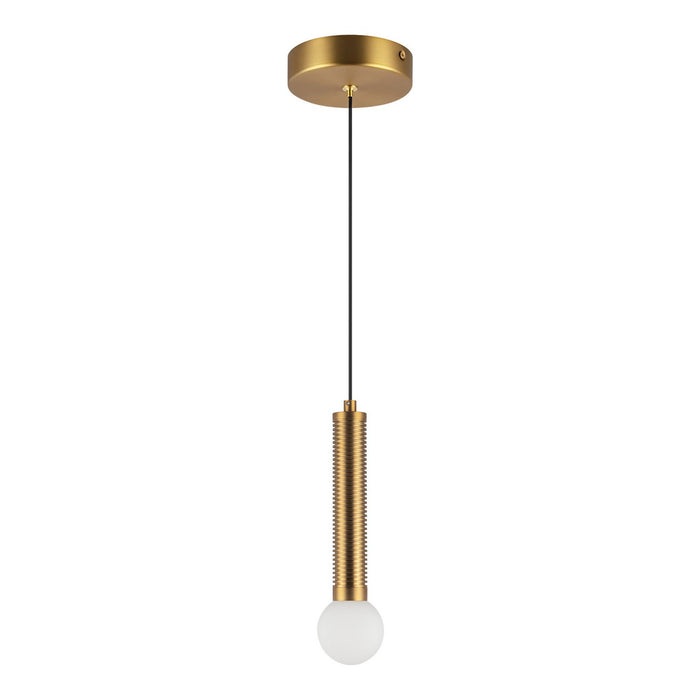 Alora PD612109BGOP-UNV LED Pendant, Brushed Gold/Opal Glass