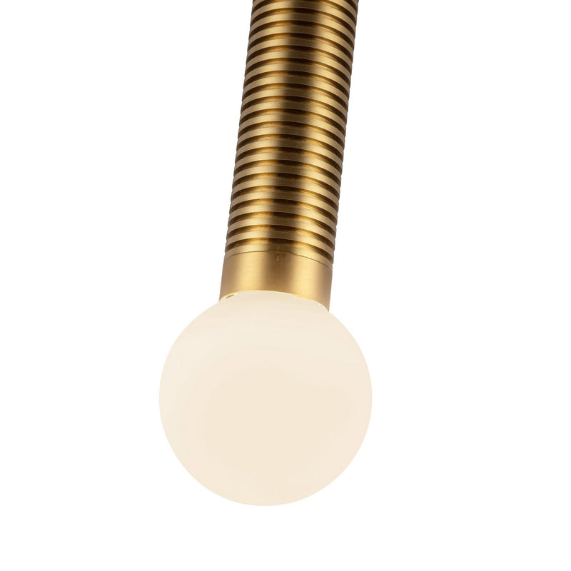 Alora PD612109BGOP-UNV LED Pendant, Brushed Gold/Opal Glass