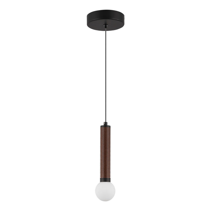 Alora PD612109MBOP-UNV LED Pendant, Matte Black/Opal Glass