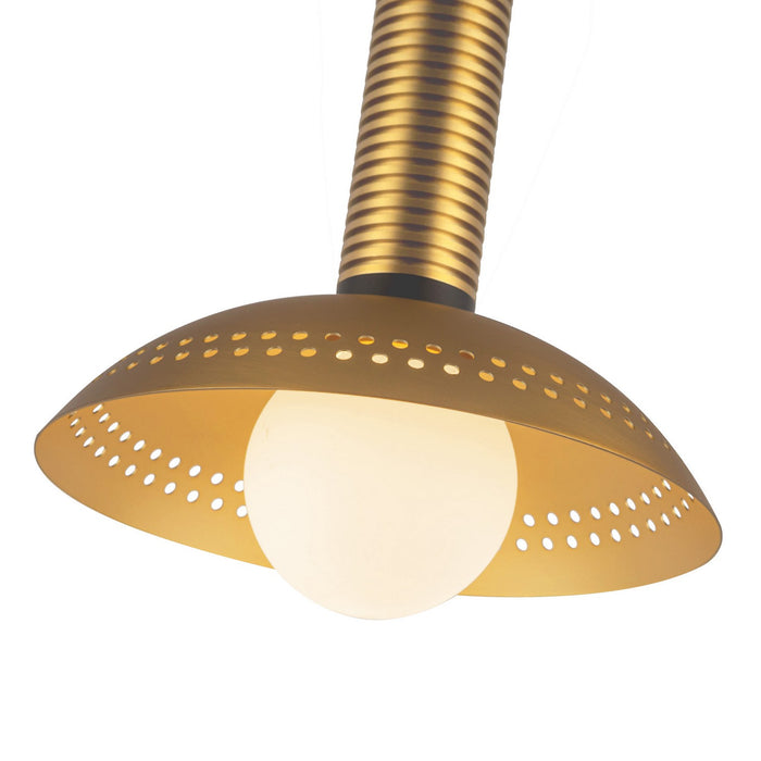 Alora PD616109BGOP-UNV LED Pendant, Brushed Gold/Opal Glass