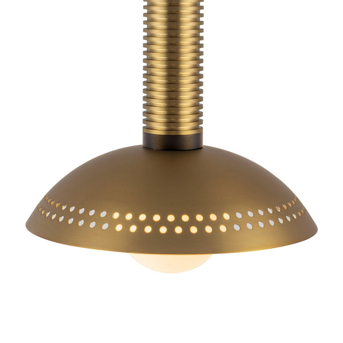 Alora PD616109BGOP-UNV LED Pendant, Brushed Gold/Opal Glass