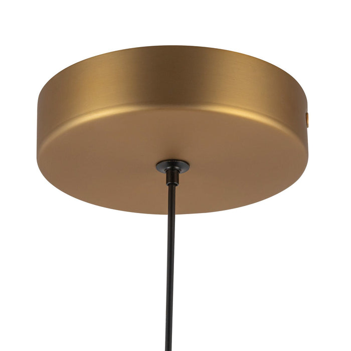 Alora PD616109BGOP-UNV LED Pendant, Brushed Gold/Opal Glass