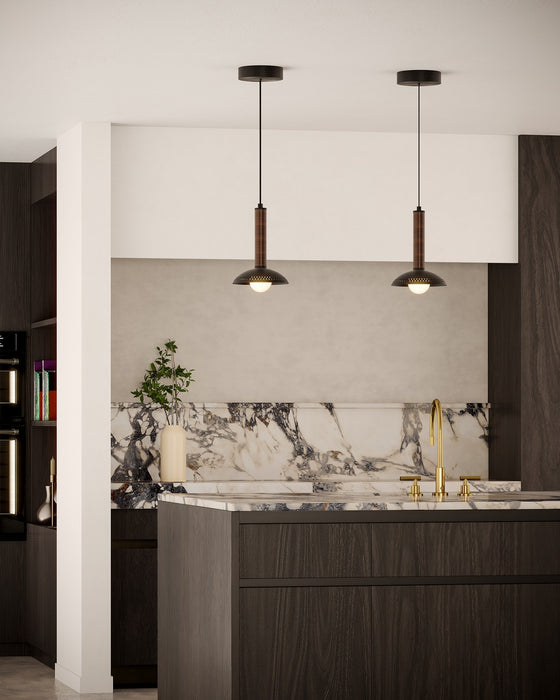 Alora PD616109MBOP-UNV LED Pendant, Matte Black/Opal Glass