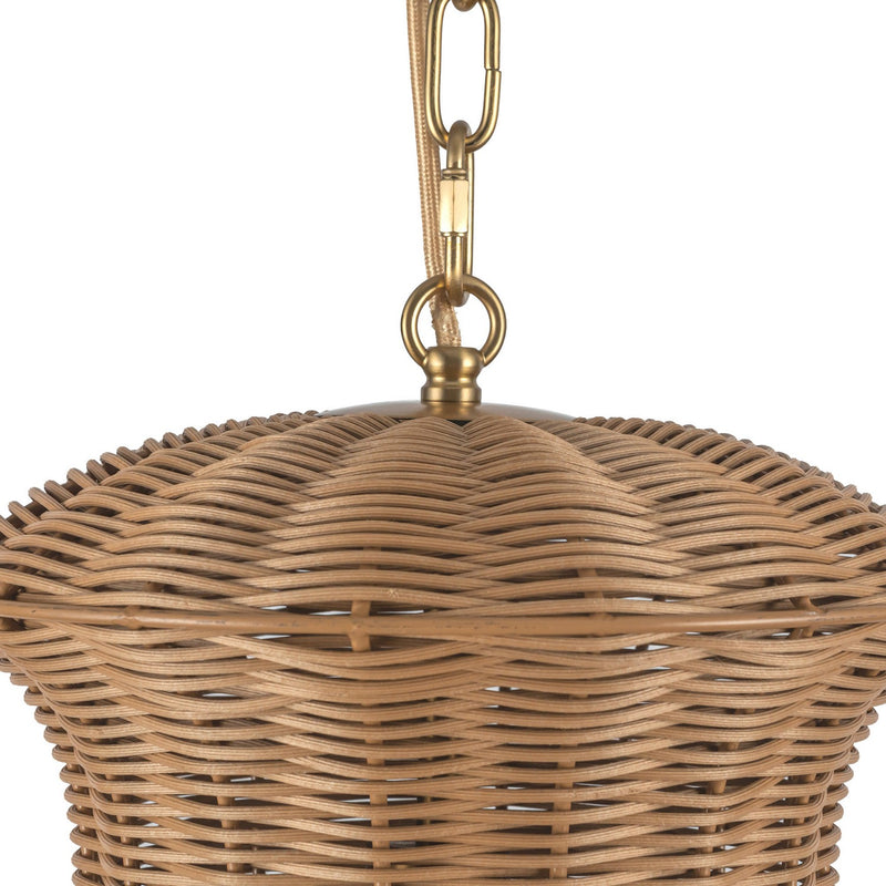 Alora PD641011BG One Light Pendant, Brushed Gold