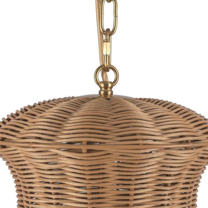 Alora PD641011BG One Light Pendant, Brushed Gold