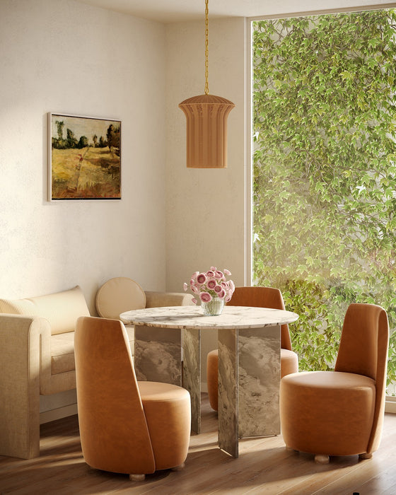 Alora PD641011BG One Light Pendant, Brushed Gold