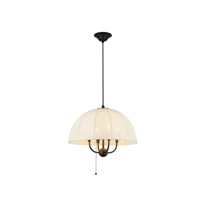 Alora PD661418MB Four Light Pendant, Matte Black